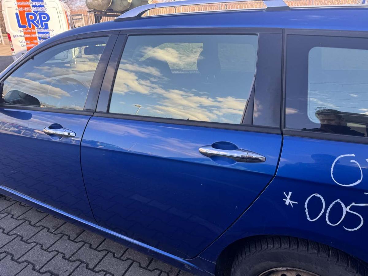 Honda Accord CM1 original T&uuml;r hinten links B.507P Arctic Blue Kombi Rohbau Bj.2003